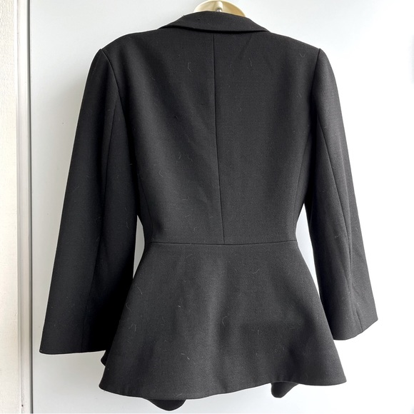 Wilfred Black Ruched Blazer Jacket Size 4 - Picture 5 of 7